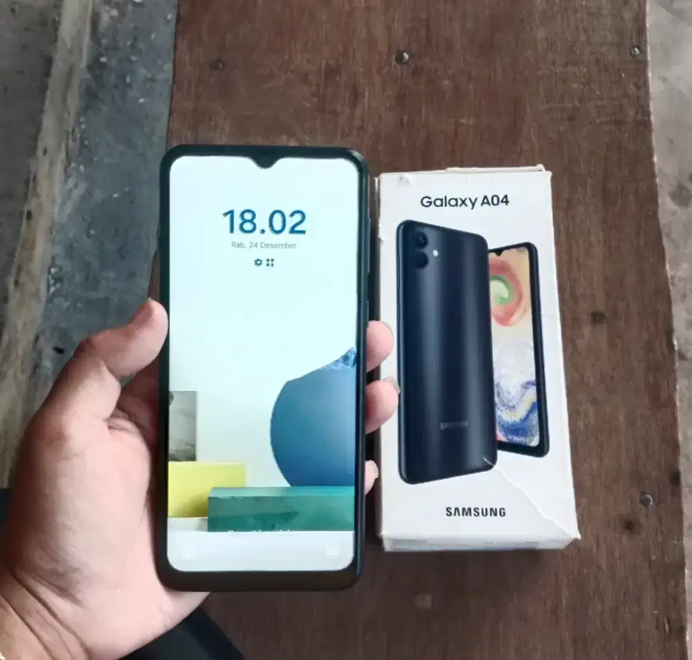 Samsung Galaxy A04 ram 4+4/64 Fullset ori!.