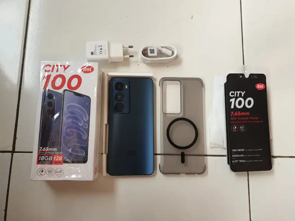 Itel City 100 Blue 6+6/128GB Like New Sebulaj Pake