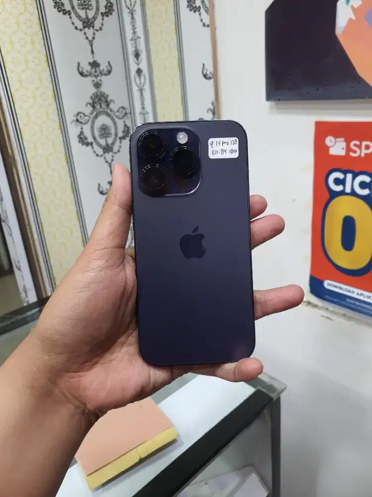 Iphone 14 PRO 128 GB Resmi iBox Deep Purple