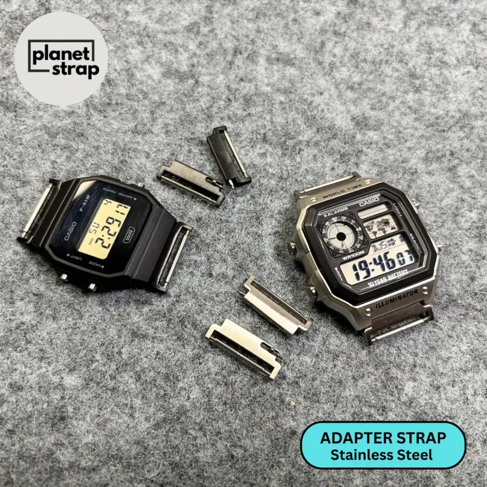 (ukuran 18 to 22mm) Adapter Strap Jam Tangan Casio