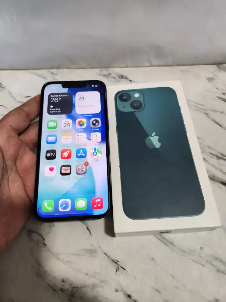Iphone 13 ibox 128 gb resmi lengkap ori