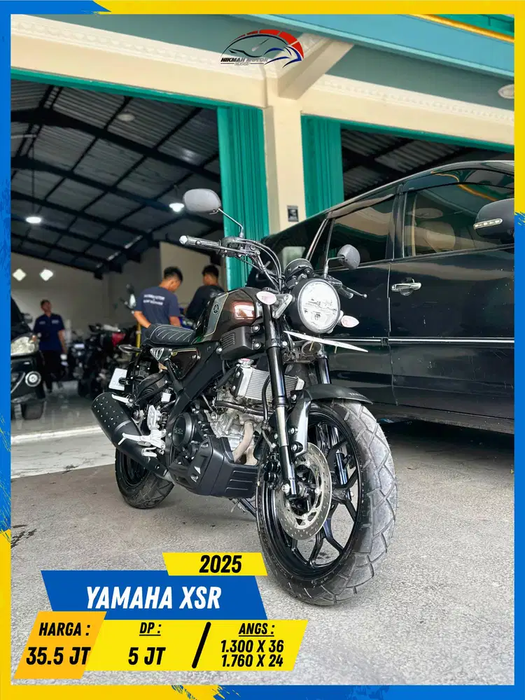 YAMAHA XSR 2025 LIKE NEW POLL MASZEHH HIKMAH MOTOR KEPUH