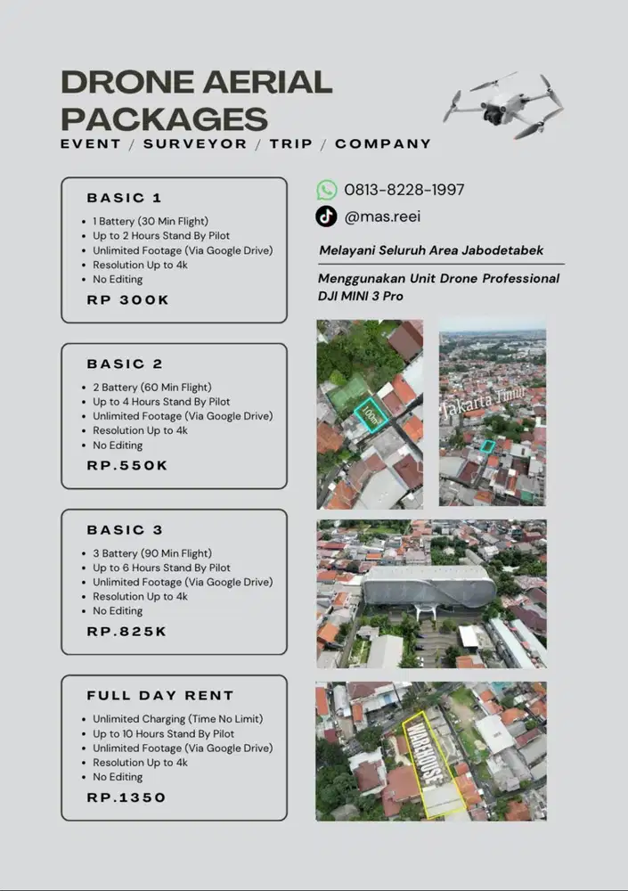 Sewa Drone Dengan Pilot - Professional Murah Jabodetabek