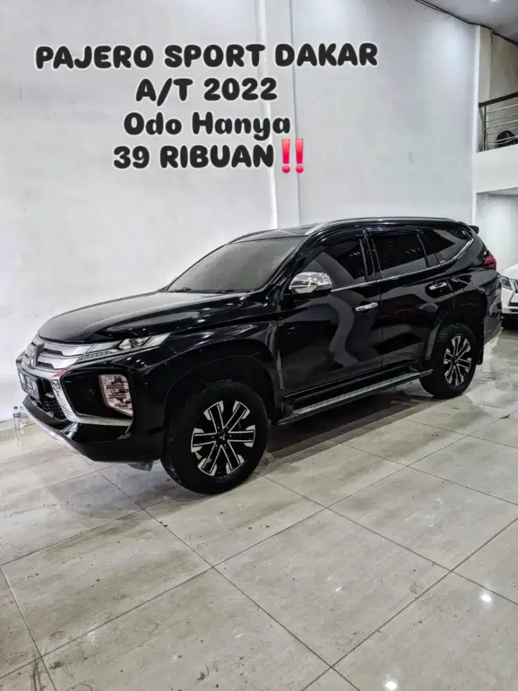 (WAJIB BELI) PAJERO SPORT DAKAR A/T 2022 / 2023 hitam mitsubishi 2.4