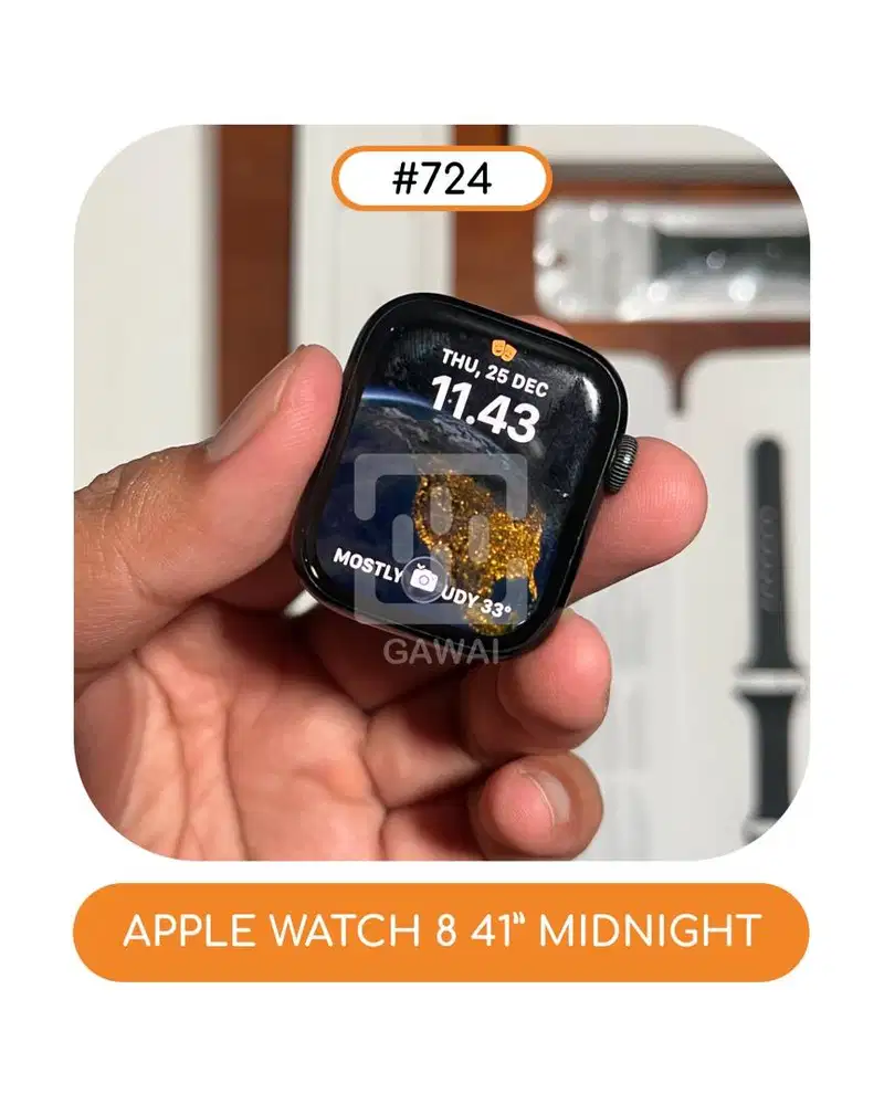 #724 Apple Watch 8 Midnight 41Mm Ibox BH 90%