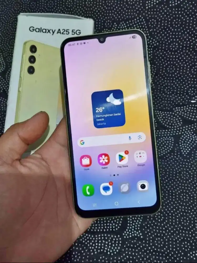 Samsung A25 5G 256 Yellow Mulus Fullset Nominus TT Masuk