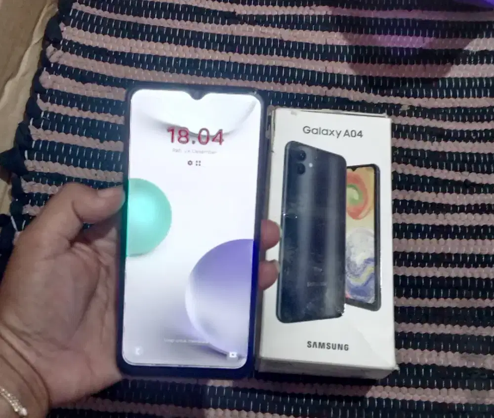 Samsung Galaxy A04 ram 4+4/64 Fullset ori!.