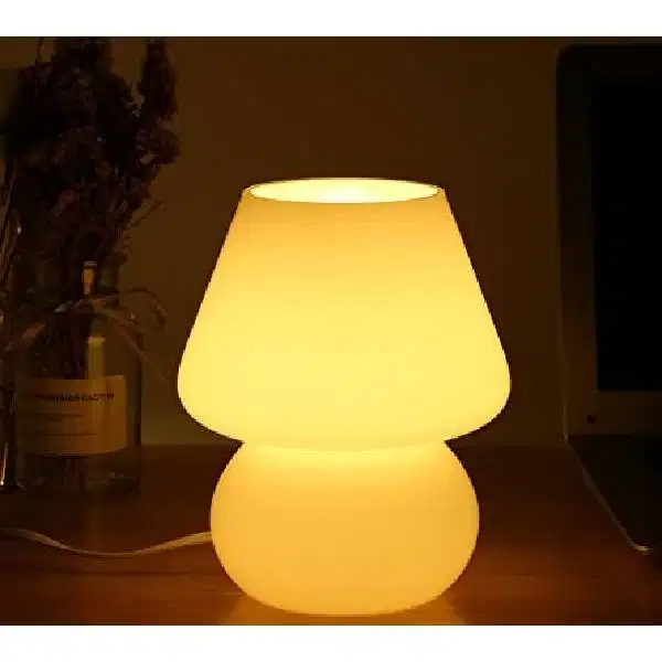 Vintage lampu duduk/meja Italian design Murano style LAMPU DJAMUR era