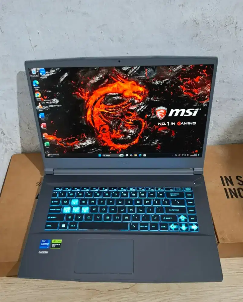 Gaming MSI Thin 15 B12VE
Core I7 Gen 12 RTX 4050 Ram 16 SSD 512