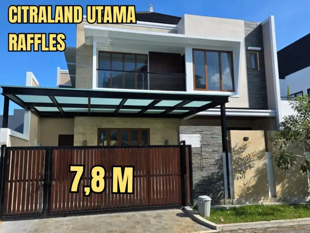RUMAH MEWAH CITRALAND UTAMA CLUSTER RAFFLES