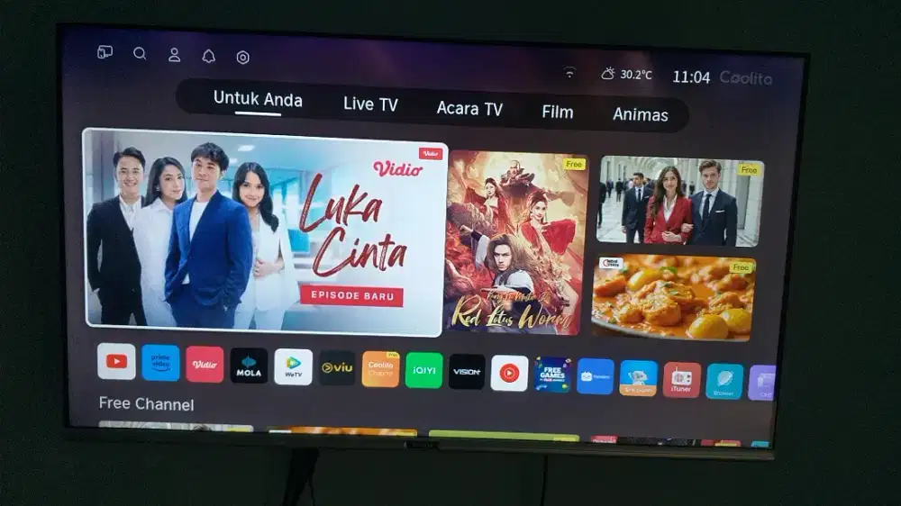 Smart tv coocaa 40 inch digital