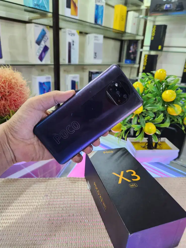 Poco X3 NFC Ram 6Gb/ 64Gb Fullset Mulus Original 100% Bergaransi