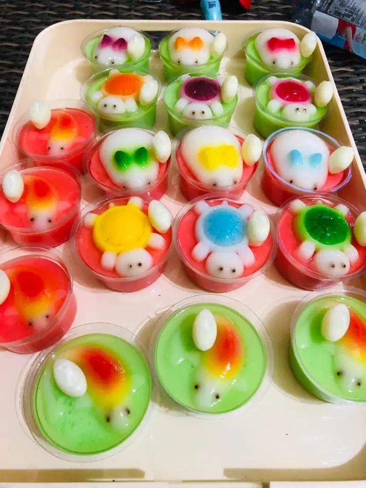 Puding jelly karakter
