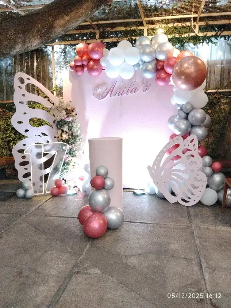 Dekorasi ultah party dan wedding