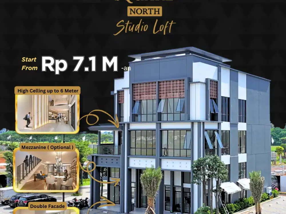 Pasadena Studio Loft Ruko Premium di Kawasan Super Ramai Gading Serpong