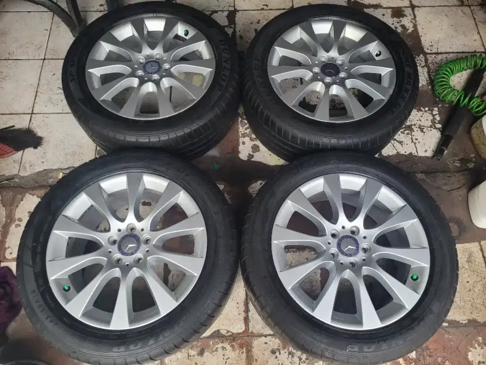 Velg Mercy ML250 R18 original paket ban second 4pcs terima tt