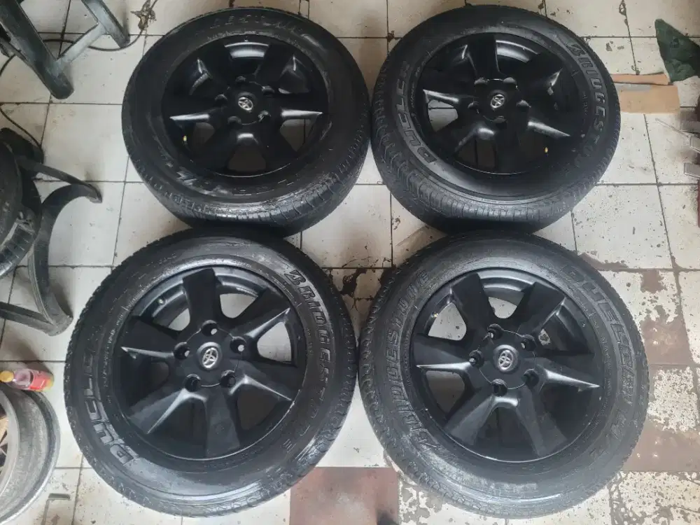 Velg Lexus Lx570 R18 original Toyota paket ban second 4pcs terima tt