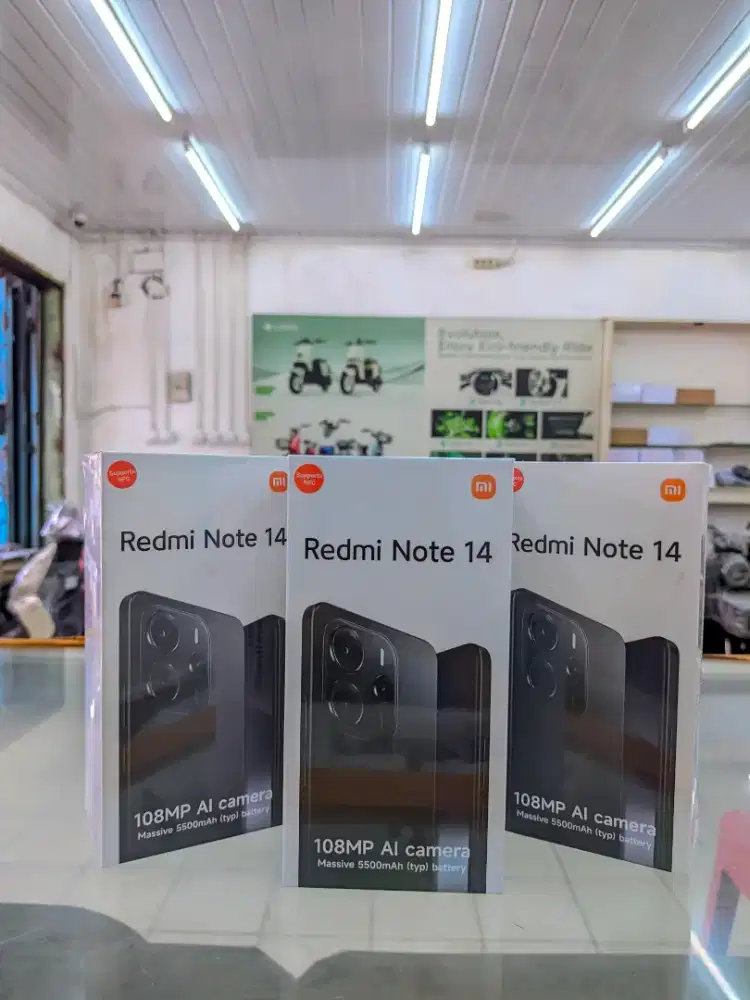 REDMI NOTE 14 8+8/256GB - BARANG BARU GARANSI RESMI BISA COD