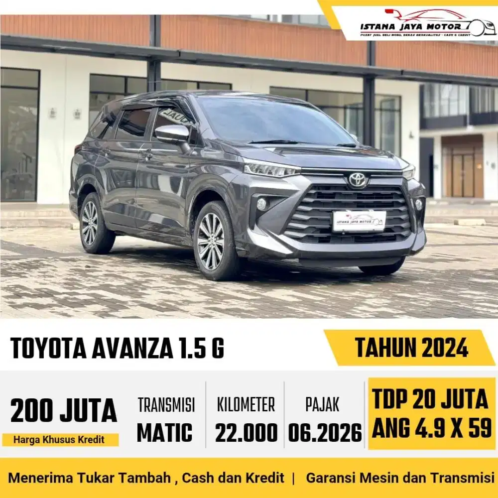 Toyota Avanza 1.5 G CVT AT th 2024 #istana jaya motor