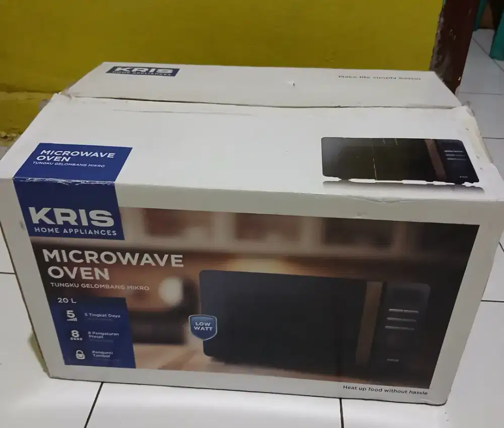 Microwave Baru Buka Bungkus