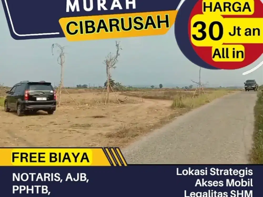 Tanah Kavling 30 juta an Cibarusah Cileungsi, Akses Mobil Surat SHM, Bisa Kredit, Dekat Citra Indah dan Cileungsi Jonggol Bogor