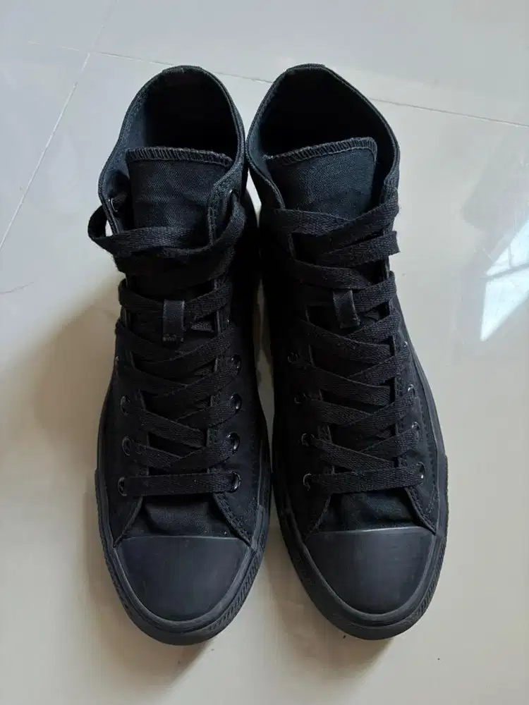 Converse Chuck Taylor All Star High Triple Full Black original authen