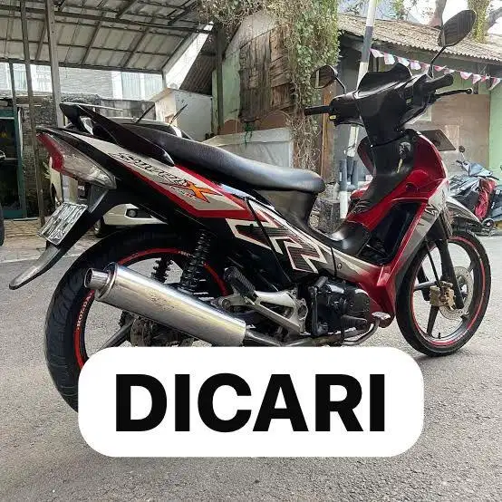 Di Cari Supra X 125 Double Disk DD Tahun 2009 Ke Atas Supra X 2010
