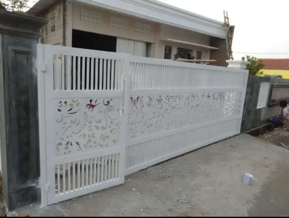 Pagar plat cutting mewah bergaransi