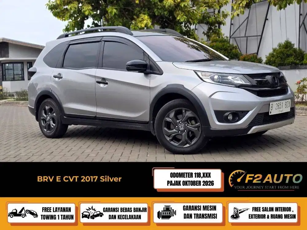 Honda BRV E CVT 2017 Silver