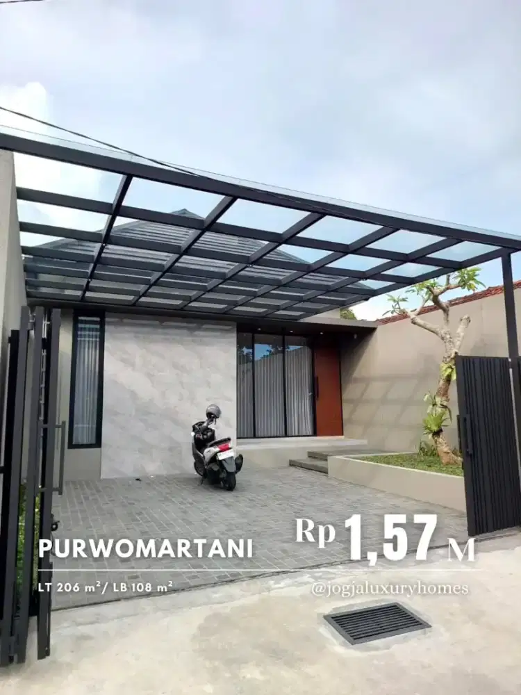 Dijual Rumah Baru Halaman Luas di Purwomartani
