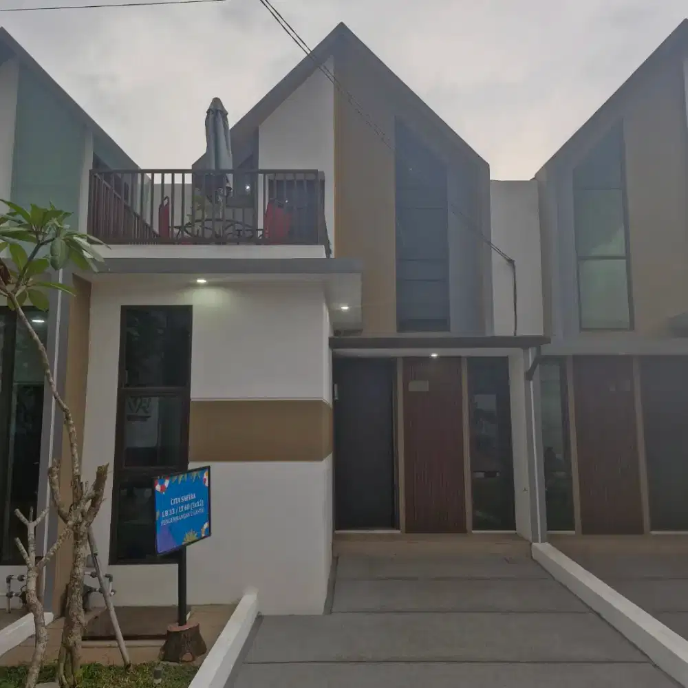 Rumah 2lantai Cicilan 3jutan DP 0% Free Biaya Akad KPR Aryana Karawaci