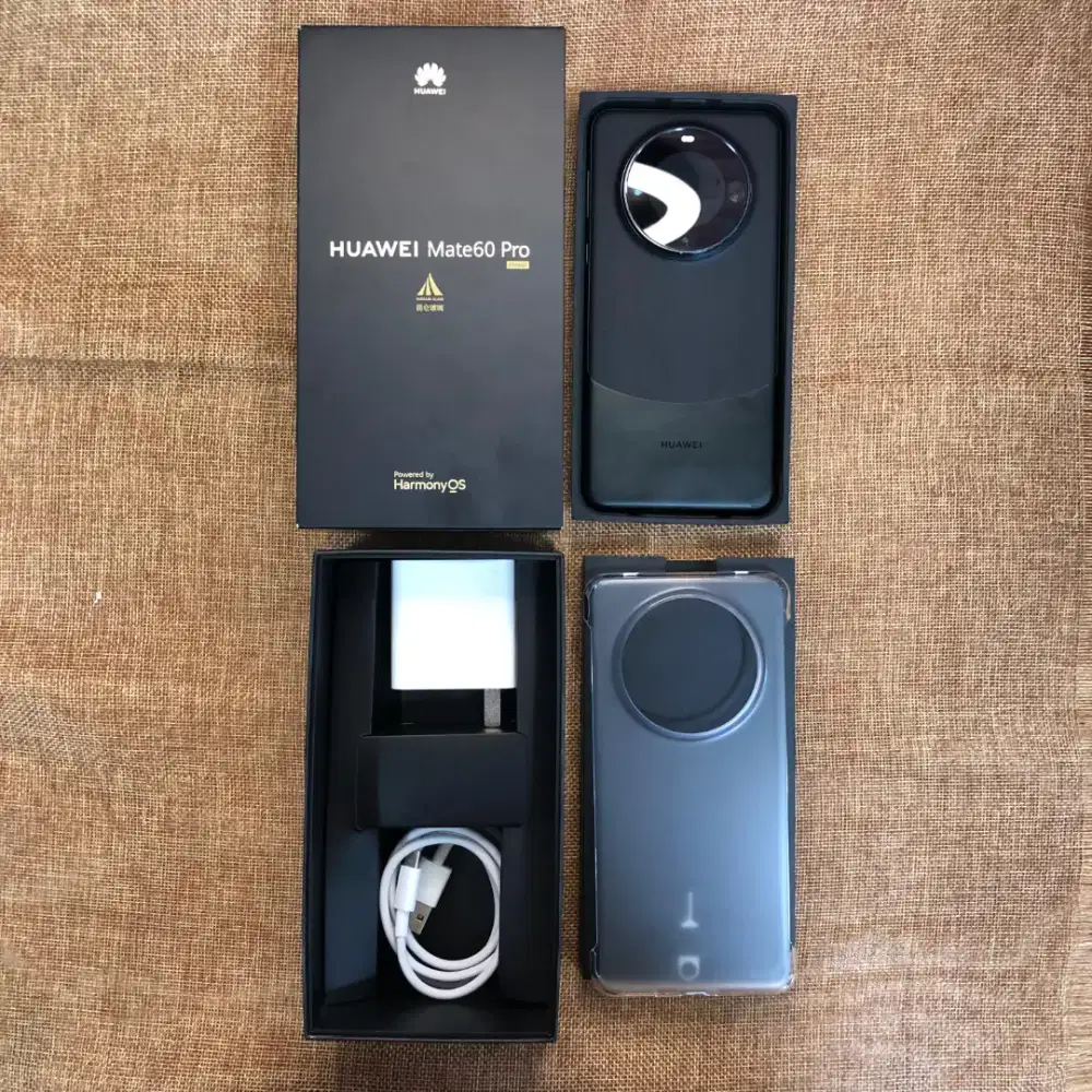 Huawei Mate 60 Pro 12GB 1TB Black Harmony os GMS pajak resmi
