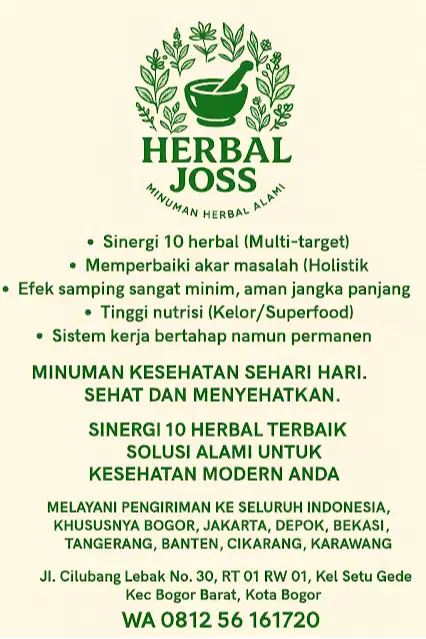 HERBAL JOSS Sinergi Herbal Alami untuk Kesehatan Menyeluruh & Stamina