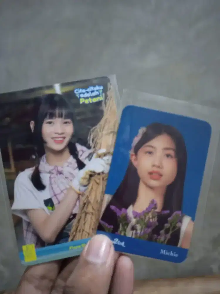 Photocard ORI JKT48 (Michie & Flora) | Kondisi Bagus