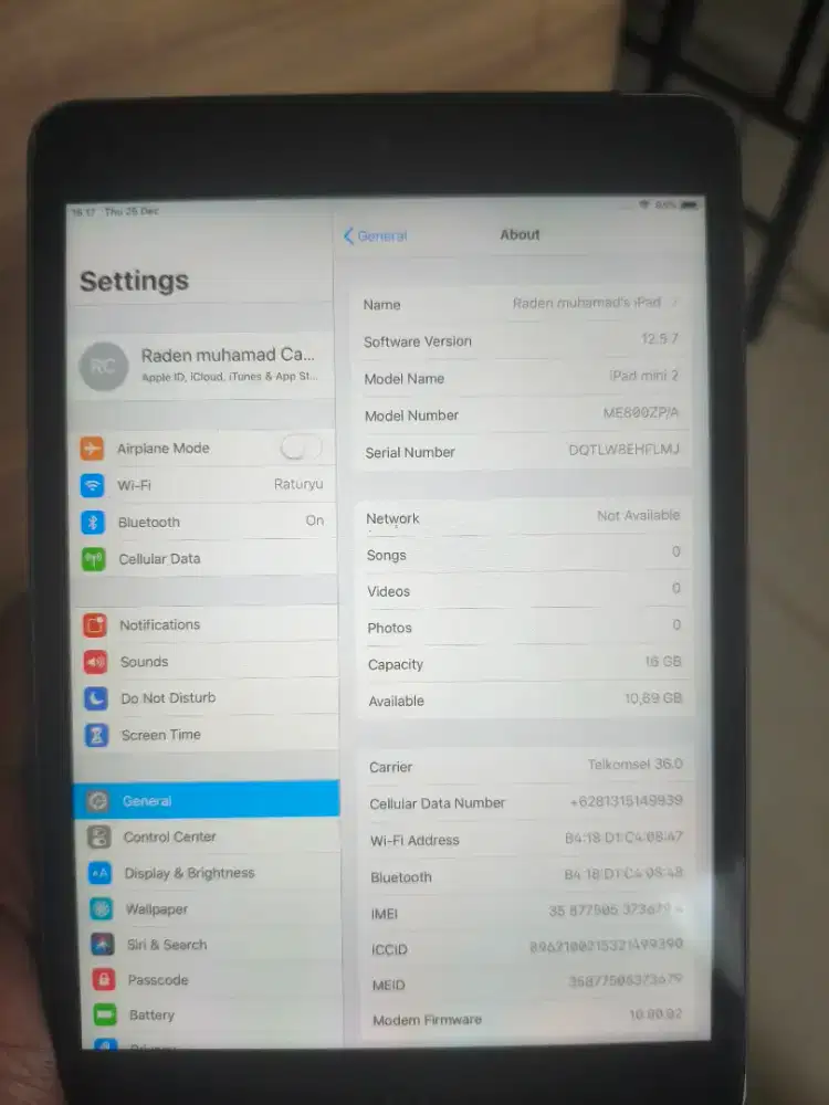 IPAD MINI 2 16GB SILVER EX IBOX