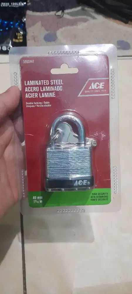 Gembok Ace ukuran 40mm