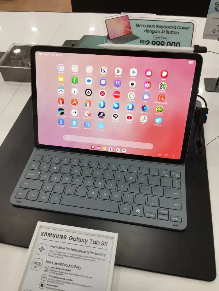 SAMSUNG GALAXY TAB S11 12/256GB WIFI & SELULER READY CASH DAN CICILAN