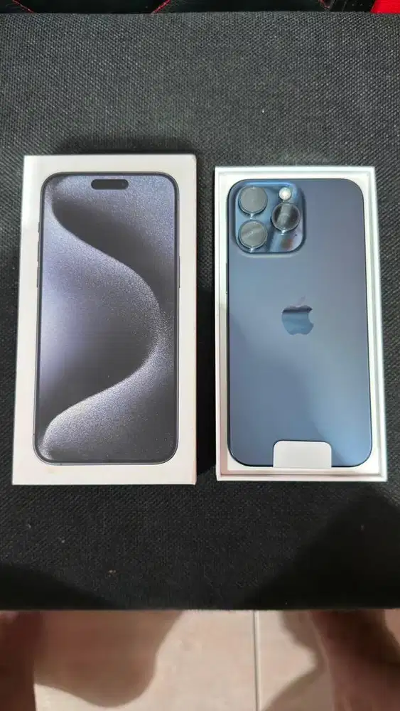 Jual iPhone 15 promax 512gb titanium blue