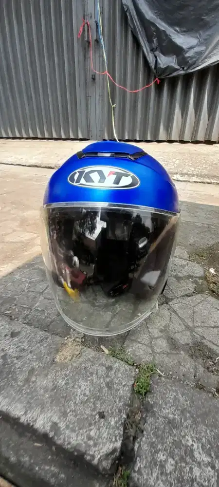 Helm kyt ktoto size L lecet pakai