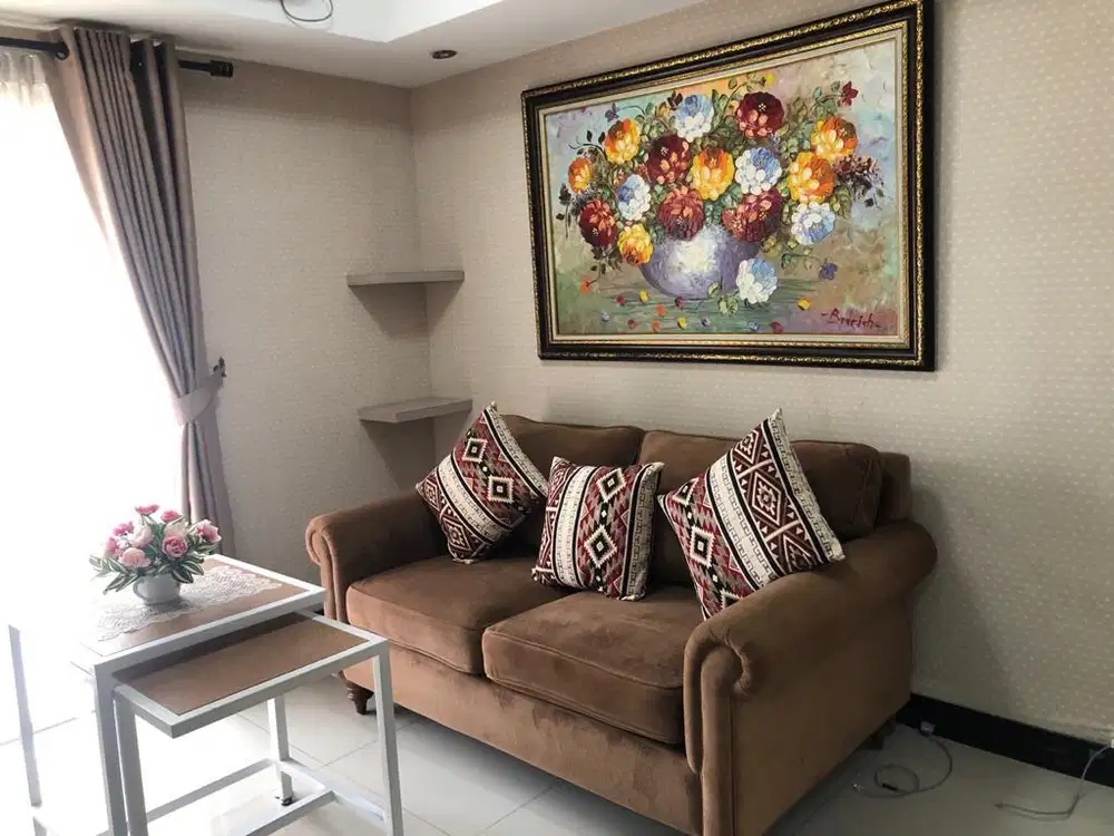 For Rent Tahunan Apartemen The Wave 2BR,60M2,Furnish,Include SC