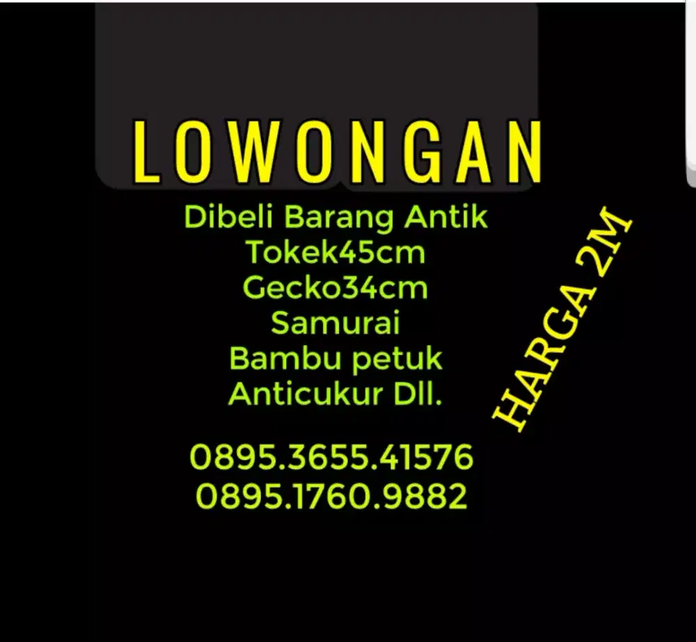 Dibutuhkan asisten tukang bangunan