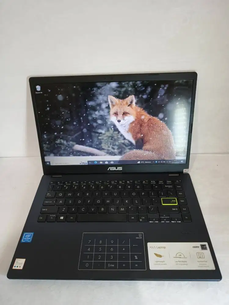 Laptop Pelajar Terbaik ASUS E410MA  Tipis & Ringan - RAM 4GB SSD 512GB