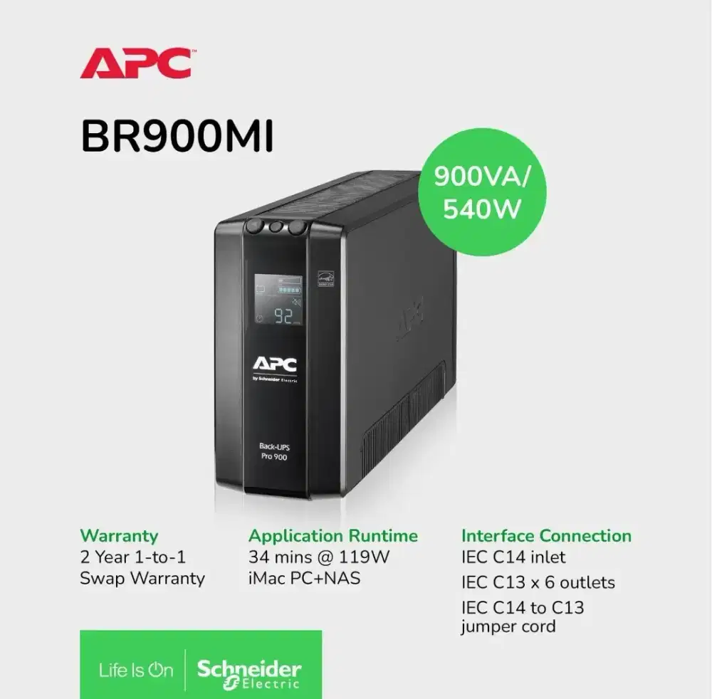 APC UPS BR 900 MI PRO