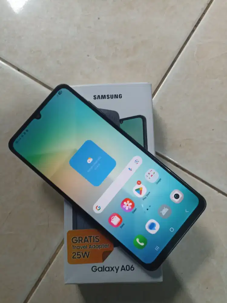 Samsung A06 ram 4/64 fullset bagus