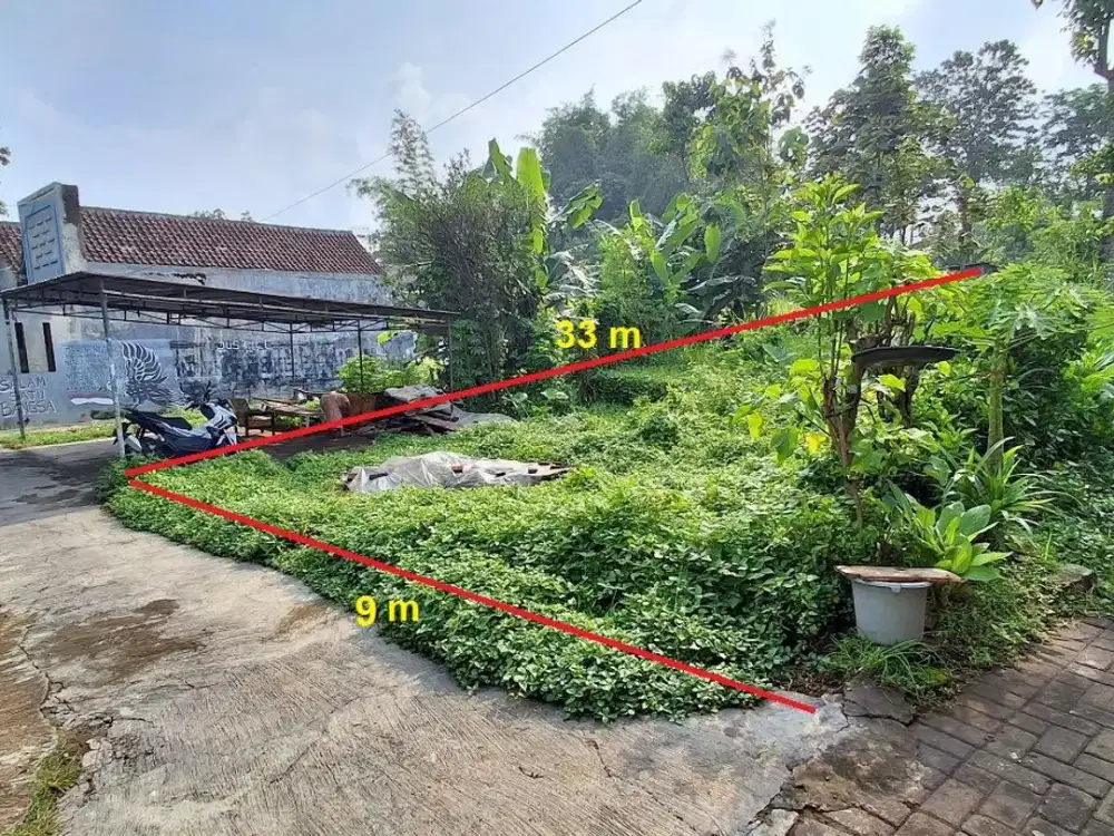 Tanah murah SHM Bugis Saptorenggo Pakis Malang Dijual cepat B.U Poll