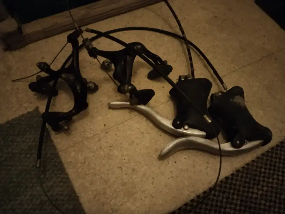 1 Set rem sepeda balap depan belakang