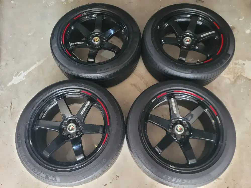 Velg volk rays TE37 R18 paket ban for innova crv juke xpander terios