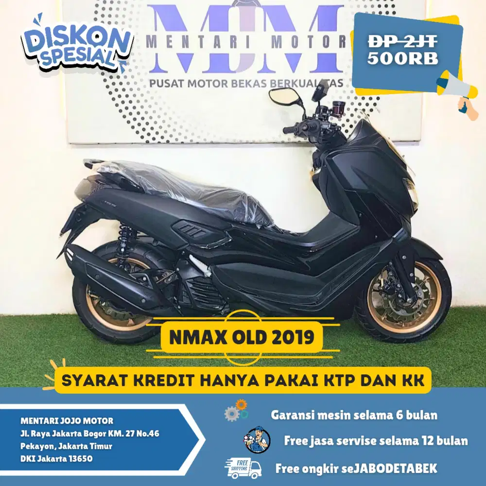 NMAX OLD 2019 GAS DP 500RIBU PROSES CEPAT! MENTARI JOJO MOTOR