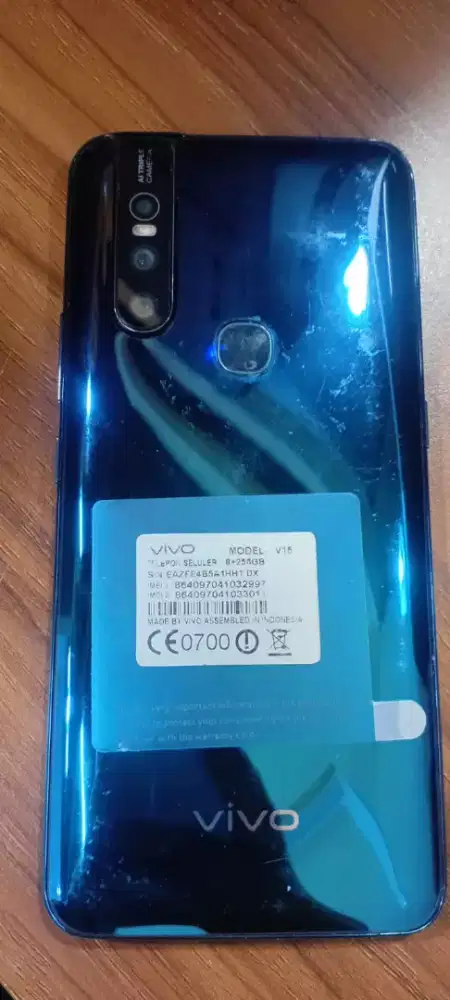 Jual cepat Hp Vivo V15 ram 8 Rom 256