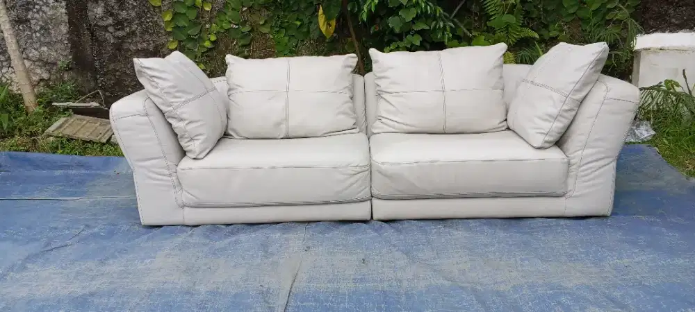 Sofa Natuzzi Edition Italy Full Kulit Asli